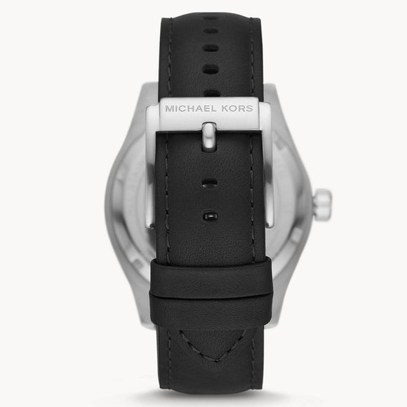 NWT MICHAEL KORS Layton Three-Hand Date Leather MK8854 Watch - Picture 10 of 10